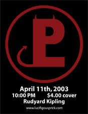 April 11th, 2003 :: show handbill